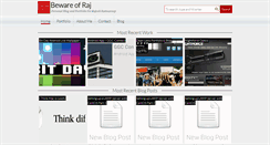 Desktop Screenshot of bewareofraj.com